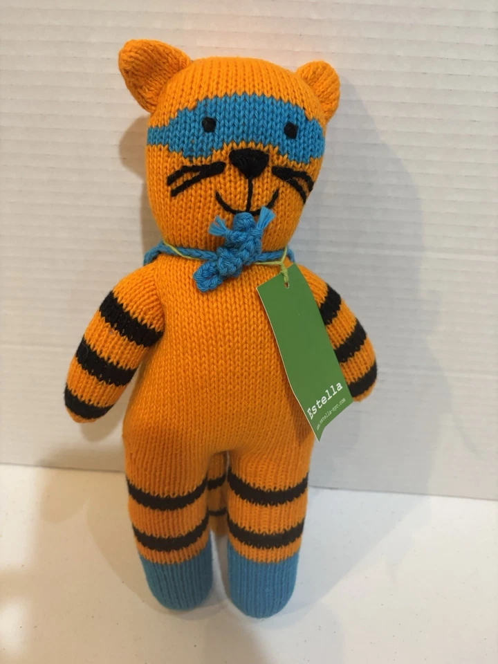 Pelúcia Estella feita à mão - Malha de tigre - Peru - Imagem 1 de 4