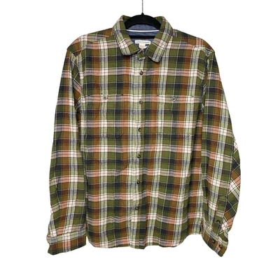 Carbon 2 Cobalt Men's Medium Plaid Button Down Long Sleeve Flannel Shirt Cotton - Image 1 of 3