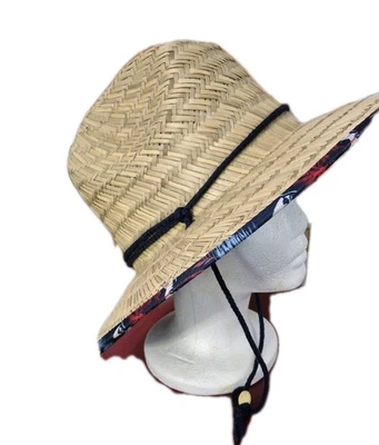 Ozark Trail Men's Outdoor Hat, OS, Woven Straw With Cloth Under Brim - Image 1 of 4