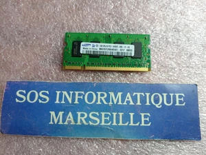 Barrette Mémoire SAMSUNG 1GB 2Rx16 PC2-6400S-666-12-A3 M470T2864EH3-CF7 - Bild 1 von 4