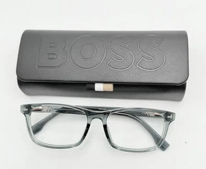 HUGO BOSS 1478/F PJP BLUE 55-17-145 Men's Eyewear Frame With Case Near Mint! - Picture 1 of 12