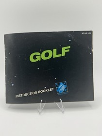 Golf Nintendo NES Original Instruction Manual Booklet Only 1985
