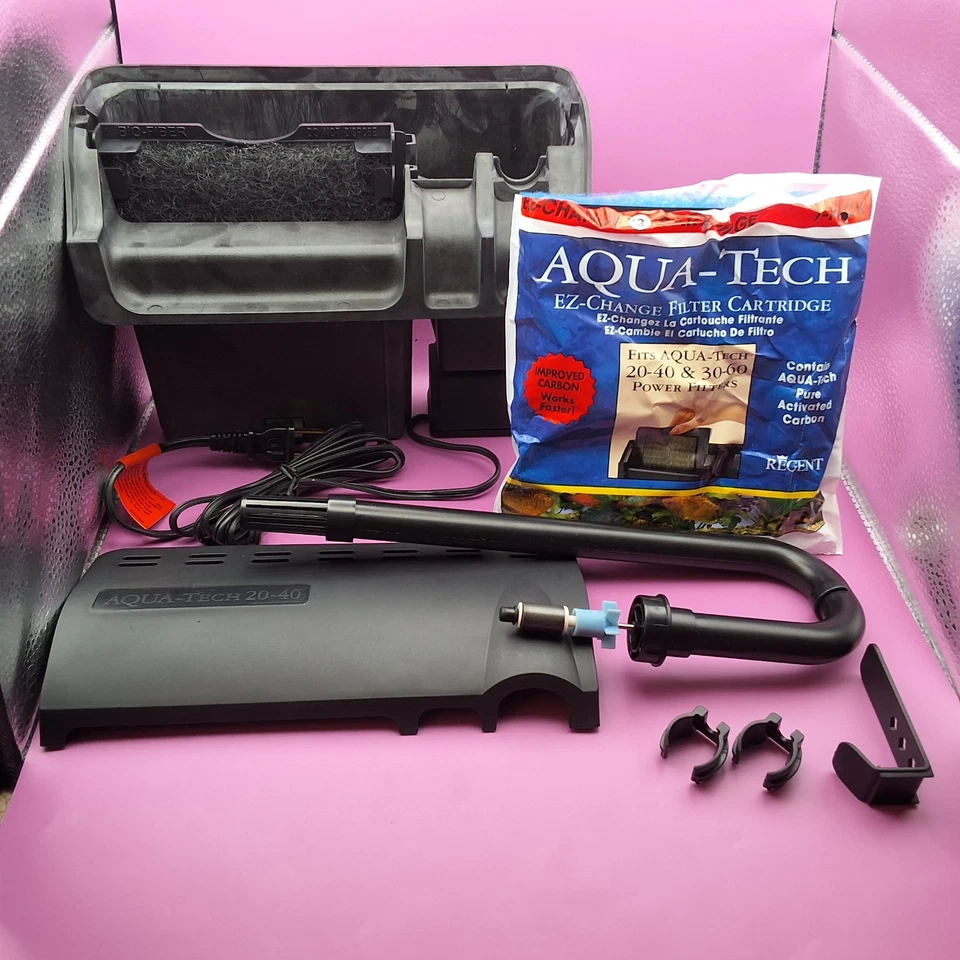 Aqua-Tech Ultra Quiet Power Filter, For Aquariums 20-4 Gallon (READ DESCRIPTION) - Image 1 of 4