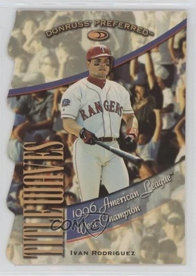 Donruss Preferred Title Waves 1998/Iván Rodríguez 1996 #15 Salón de la fama Foto 1 de 2