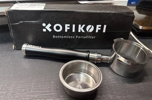KofiKofi Coffee servers, 51mm Bottomless Portafilter w/ 3 Ears - Picture 1 of 4