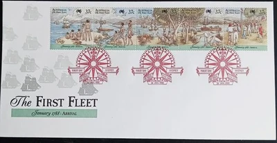 AUSTRALIA 1988 THE FIRST FLEET FDC AUFDC9 - Image 1 of 2