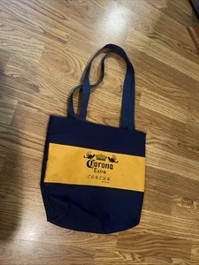 Corona Extra Cancun Mexico Tote Bag With Zipper - Picture 1 of 9