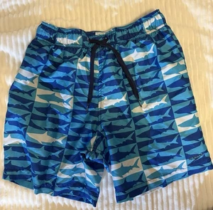 Boys XL Speedo Swim Trunks, Shark Pattern, No Signs Of Wear Or Tear - Picture 1 of 5