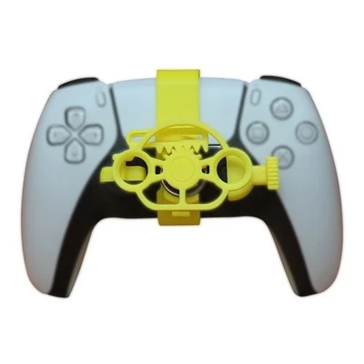 Compact Racing Steering Wheel for PS5 PC with Enhanced Immersive Controls - Image 1 of 2