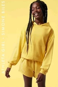 Athleta Girl × Simone Biles | “Because I Can” | Oversized Hoodie | L/12 | EUC - Picture 1 of 7