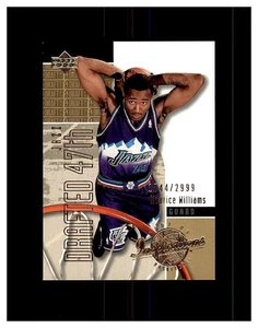 2002-03 Upper Deck Inspirations Maurice Williams #187 novato 1744/2999 Utah Jazz - Imagen 1 de 2