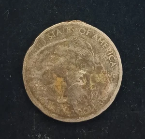 2006-P Quarter Capped Die Error With Lamination On Reverse - Picture 1 of 2