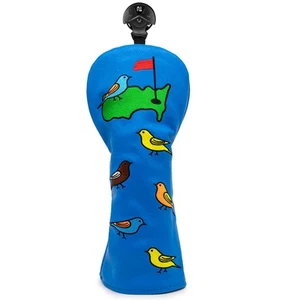 1 Pcs Club Covers,Hybrid Covers Colorful Birdie Tee Hybrid Headcover Leather ... - Picture 1 of 7