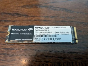 Team Group 4TB, Internal, M.2 2280 (TM8FP4004T0C101) Hard Drive - Afbeelding 1 van 2