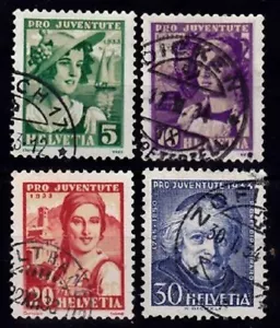 Switzerland Pro Juvente 1933 Set GU - Picture 1 of 1