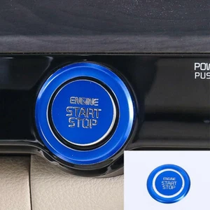 Cubierta del interruptor de encendido con botón de arranque y parada azul para Kia Carnival 2022-2023 ajuste 2X - Imagen 1 de 7