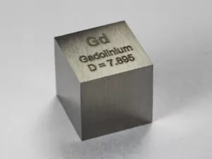 Gadolinium high precision density cube 10mm - 7.89g - Bild 1 von 1