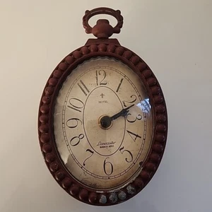 Hotel Lancaster Buenos Aires Argentine Wall Clock rare Bubble Glass Vintage - Picture 1 of 18