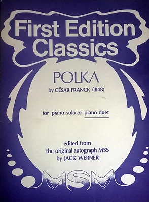 Polka Cesar Franck Piano Duet Duo Sheet Music Book - Learn To Play Piano - Image 1 of 2