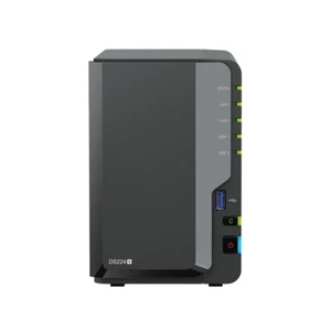 Synology DiskStation DS224+ NAS Server with Celeron 2.0GHz CPU, 8TB HDD Storage - Picture 1 of 5