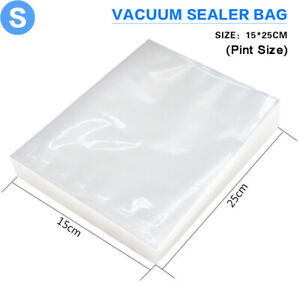 500pcs Vacuum Sealer Bags 8x12 6x10 Embossed Food Saver Storage 4Mil Universal