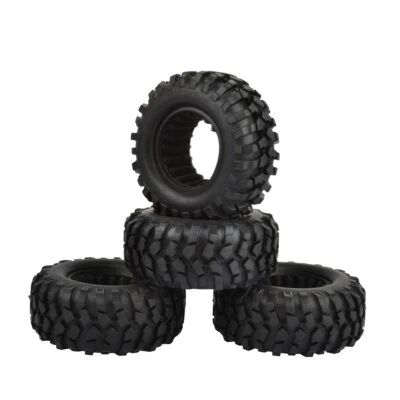 4X RC 1/10 Scale Rubber Tyres 1.9'' inch Tires 96MM&108MM For HSP HPI RC Crawler - Image 1 of 4