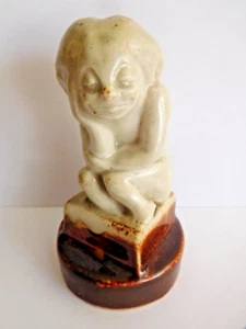UNCOMMON ANTIQUE ROYAL DOULTON STONEWAE GREMLIN SPRITE FIGURE BY L HARRADINE - Picture 1 of 15
