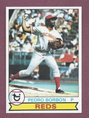 CENTERED SHARP 1979 TOPPS BASEBALL #326 PEDRO BORBON  .99 SHIP U168 - Image 1 of 2