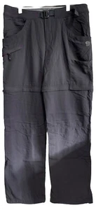 Mountain Hardwear Nylon Convertible Hiking Pants Women’s 8/32 Gray Outdoor - Picture 1 of 7
