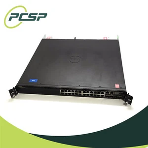 Dell N3024 24-Port Ethernet Network Switch w/ Rackmount Ears and Inner rails - Picture 1 of 5