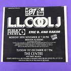LL Cool J Public Enemy 1987 Brighton Brixton Music Press Advert Cutting