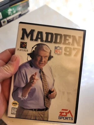🏈 Madden NFL '97 (Sega Genesis, 1996) Complete CIB w/ Registration Card 🏈 - Image 1 of 4