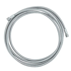 Mangueras trenzadas HFS(R) 1/4"" hembra SAE acero inoxidable 144"" con revestimiento de PTFE -300 PSI - Imagen 1 de 4