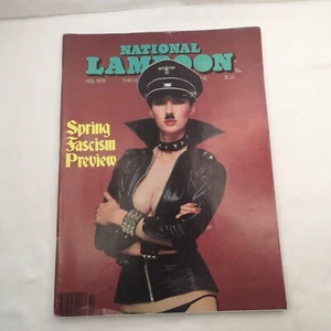 VTG National Lampoon Magazine February 1978 Spring Fascism Preview No Label - Picture 1 of 4