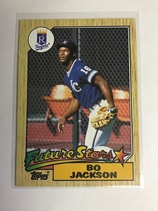 1987 Topps Baseball  #170 BO JACKSON RC Rookie Future Stars  - NM-MINT  2077
