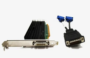 DELL 0TW212 NVIDIA Quadro NVS290 256MB PCIe Video Card With Y Splitter Cable - Picture 1 of 4
