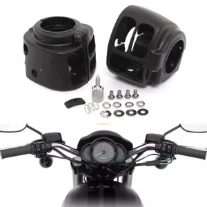 Black Hand Control Switch Housing Covers For Harley Breakout 114 FXBRS 2018-2020 - Picture 1 of 14