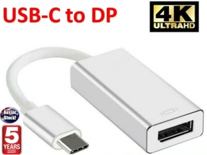 USB C USB 3.1 Type C to DisplayPort DP 4K Video Adapter Converter Cable 16cm - Picture 1 of 5