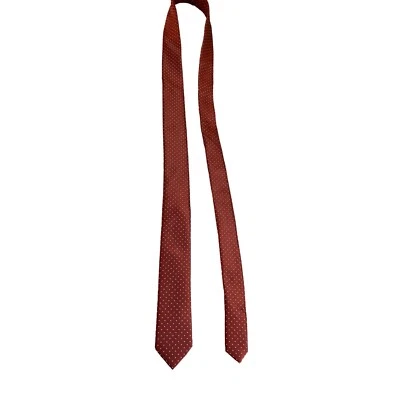 Corbatas R Classics London para hombre microfibra rojo blanco puntos Foto 1 de 4