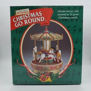 15 villancicos musicales de colección Mr. Christmas Go Round 1999 - Imagen 1 de 10