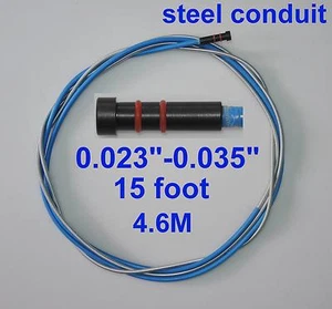 Steel Conduit Liner 15-ft MIG Welding Guns Wire Size 0.023"-0.035" LI TW MI - Picture 1 of 6