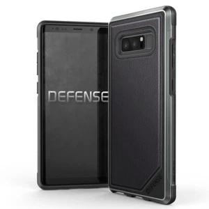 X-Doria Defense Lux Black Leather Case Cover Protect For Samsung Galaxy Note 8 - Picture 1 of 3