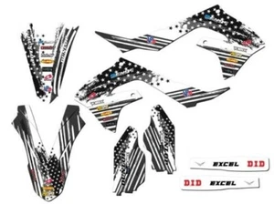 2022 KX 450 SR MERICA Grey Senge Graphics Kit Compatible with Kawasaki - Picture 1 of 10