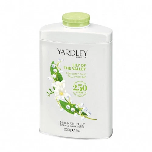 Yardley Lily Of The Valley 200g Perfumed Talc
