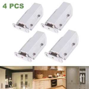4Pcs Touch Latch Push To Open For Release Cabinet Large Doors Catches Latch UK - Picture 1 of 12