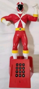 Power Rangers Red Quantum Ranger Time Force Room Sentry Tested - Picture 1 of 5