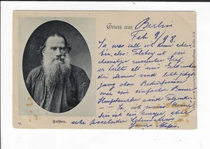 1898 Gruss aus Berlin Tolstoy Image German Postcard p2213 - Picture 1 of 2