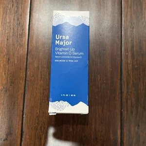 Ursa Major Brighten Up Vitamin C Serum - Eldeweiss & Rose Hip Brighten Skin Tone - Picture 1 of 2