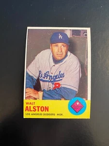 1963 TOPPS BASEBALL #154 WALTER ALSTON!! $1 SHIPPING!! - Picture 1 of 2