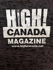 Herren T-Shirt Waves Burnout Tee XL schwarz High Canada Magazine V-Ausschnitt - Bild 1 von 9
